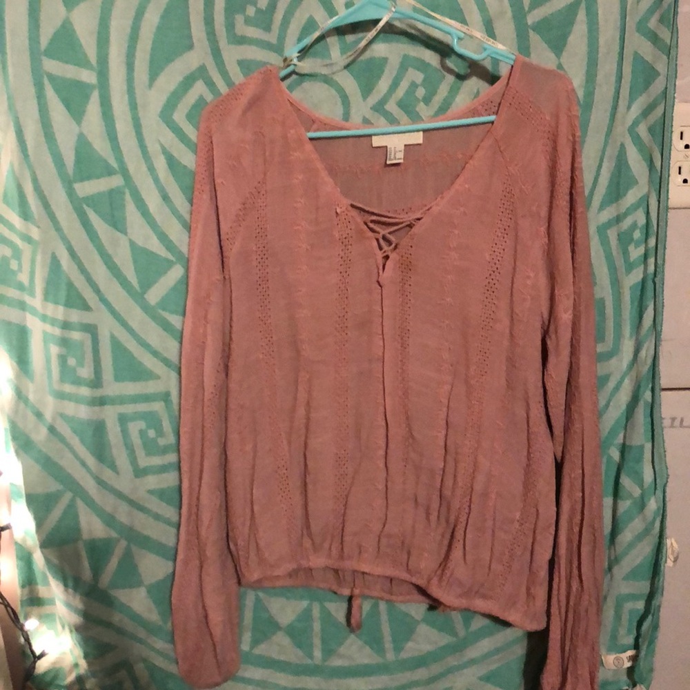 Long sleeve blouse